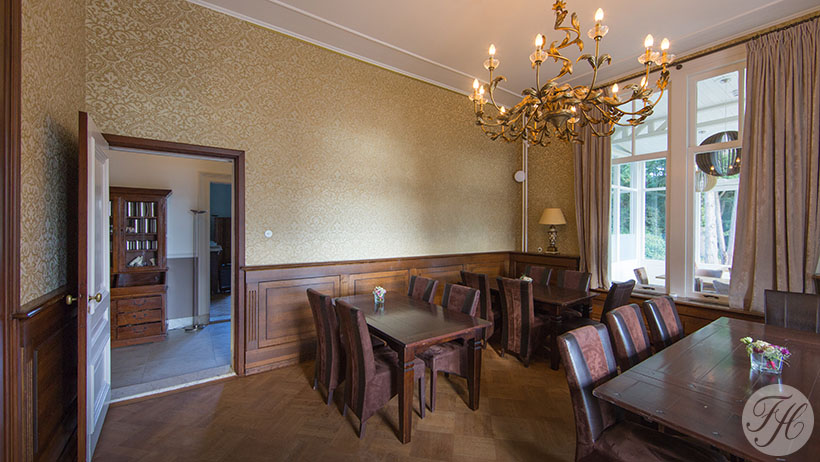 behang kamer Rijksmonument Jachthuis Beukenrode Doorn