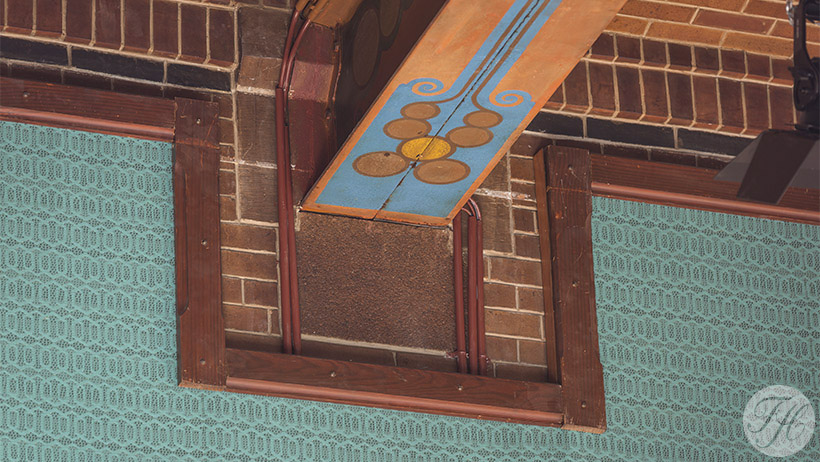 Beurs van Berlage stoffen wandbespanning Stoffen wandbespanning en akoustisch materiaal in administratiezaal