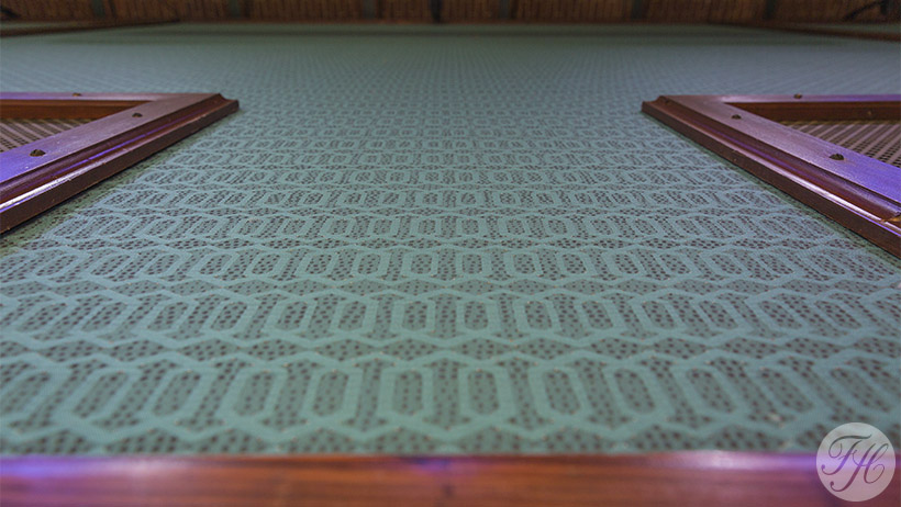 Beurs van Berlage stoffen wandbespanning Stoffen wandbespanning en akoustisch materiaal in administratiezaal