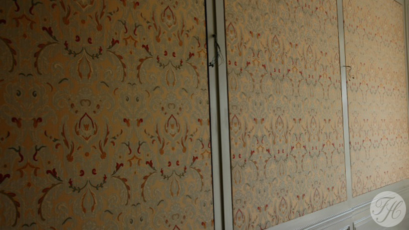 stoffen wandbespanning voor warmte en geluidsisolatie stijlkamer Rotterdam