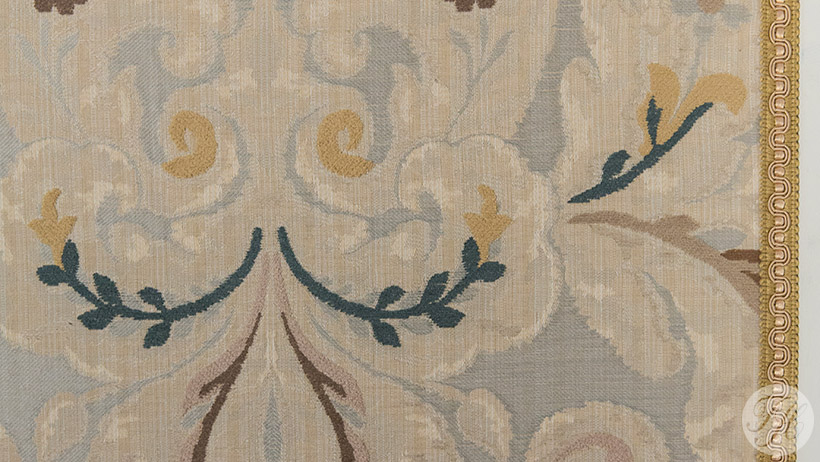 detail Zoffany stof gebruikt voor wandbespanning