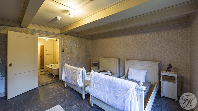 authentieke betengeling als ondergrond voor behang