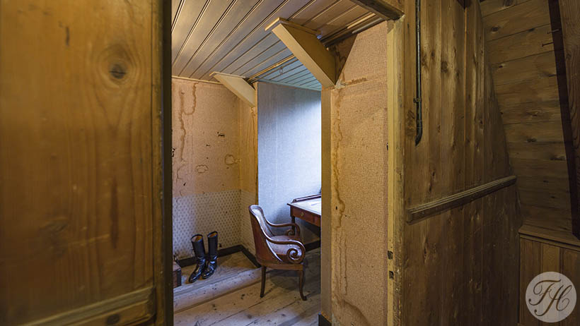 Detail van authentiek betengelde ondergrond