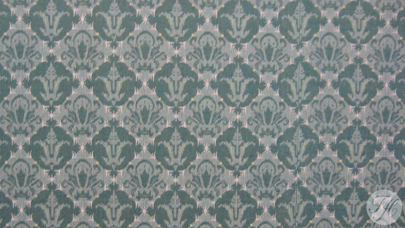 detail wandbespanningstof van Melvin Moti