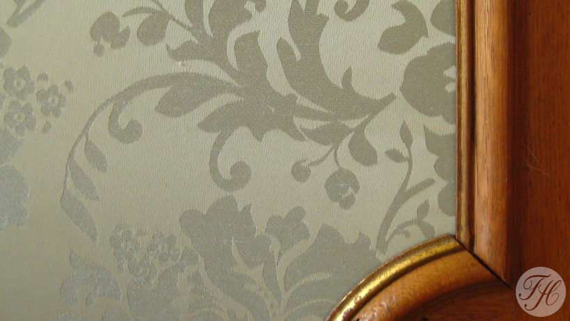 detail wandbespanning stof