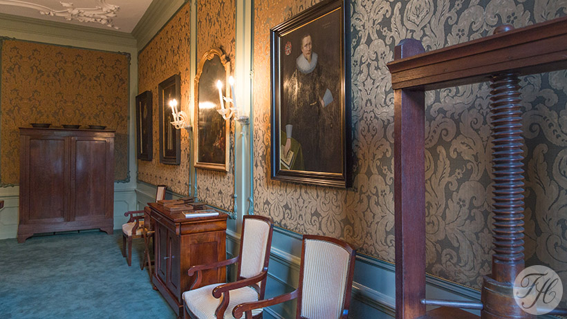 gespannen wandbespanning monumentaal pand Regentenkamer weeshuis Nijmegen